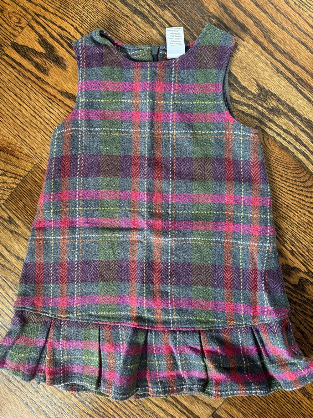 Vintage 2007 Gymboree Fall Forest Plaid Dress 4T